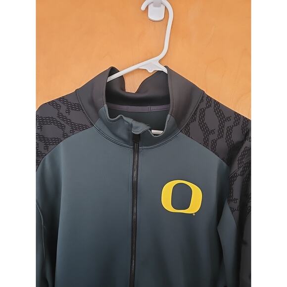 Nike OREGON DUCKS NCAA Warm Up Training Athletic Full Zip JACKET XL Team Issue - Picture 2 of 8